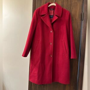 Burberry Wool Cashmere Tailored Coat